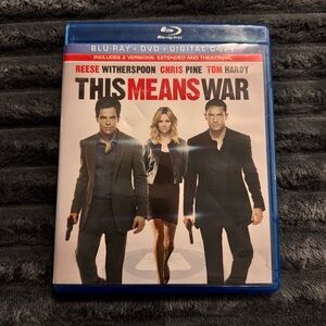 This Means War (Blu-ray/DVD, 2012, 2-Disc Set) Tested Working